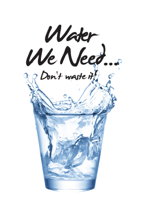 Water We Need. Don't Waste it!